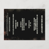 Voodoo Doll Budget Volwassen Halloween Uitnodiging (Achterkant)