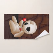Voodoo Doll Cartoon in Love Bad Handdoek (Handdoek)