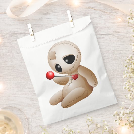 Voodoo Doll Cartoon in Love Bedankzakje (Geknipt)