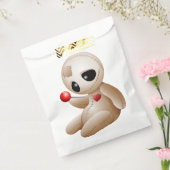 Voodoo Doll Cartoon in Love Bedankzakje (Gezegeld)