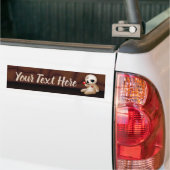 Voodoo Doll Cartoon in Love Bumpersticker (Op Truck)