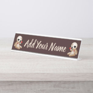 Voodoo Doll Cartoon in Love Bureau Naambordje