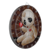 Voodoo Doll Cartoon in Love Dartbord (Voorkant Links)