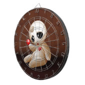 Voodoo Doll Cartoon in Love Dartbord (Voorkant Rechts)
