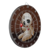 Voodoo Doll Cartoon in Love Dartbord (Voorkant Links)