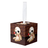 Voodoo Doll Cartoon in Love Decoratie (Voorkant hoekig)