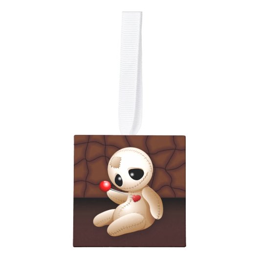 Voodoo Doll Cartoon in Love Decoratie (Voorkant)