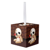 Voodoo Doll Cartoon in Love Decoratie (Achter hoekig)