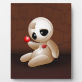 Voodoo Doll Cartoon in Love Fotoplaat (Voorkant)