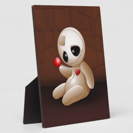Voodoo Doll Cartoon in Love Fotoplaat (Zijkant)