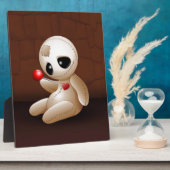 Voodoo Doll Cartoon in Love Fotoplaat (Zijkant)