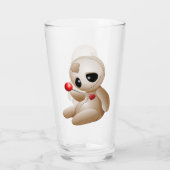 Voodoo Doll Cartoon in Love Glas (Achterkant)