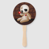 Voodoo Doll Cartoon in Love Handwaaier (Voorkant)