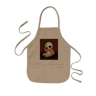 Voodoo Doll Cartoon in Love Kinder Schort