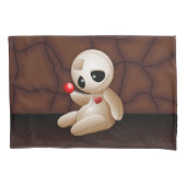Voodoo Doll Cartoon in Love Kussensloop (Voorkant)