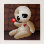 Voodoo Doll Cartoon in Love Legpuzzel (Verticaal)