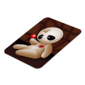 Voodoo Doll Cartoon in Love Magneet (Linkerzijde)
