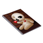 Voodoo Doll Cartoon in Love Notitieboek (Rechterzijde)
