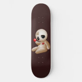 Voodoo Doll Cartoon in Love Persoonlijk Skateboard (Voorkant)