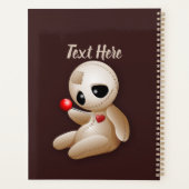 Voodoo Doll Cartoon in Love Planner (Achterkant)