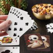 Voodoo Doll Cartoon in Love Pokerkaarten (Insitu)