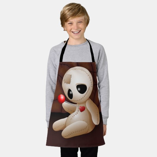 Voodoo Doll Cartoon in Love Schort (Gedragen)