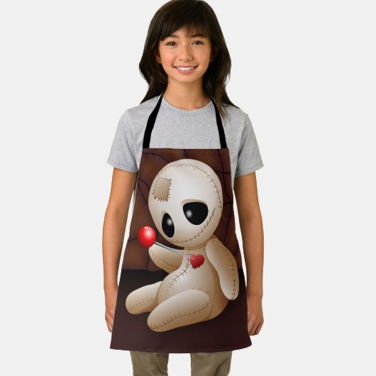 Voodoo Doll Cartoon in Love Schort (Insitu)