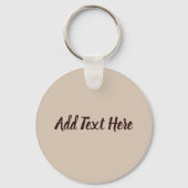 Voodoo Doll Cartoon in Love Sleutelhanger (Achterkant)