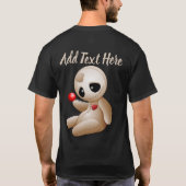 Voodoo Doll Cartoon in Love T-shirt (Achterkant)