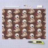 Voodoo Doll Cartoon in Love Tissuepapier (Craft)