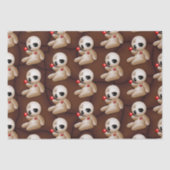 Voodoo Doll Cartoon in Love Tissuepapier (Voorkant)