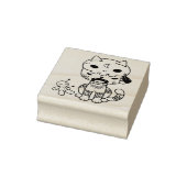 Voodoo Doll Cat Rubberstempel (Stempel)