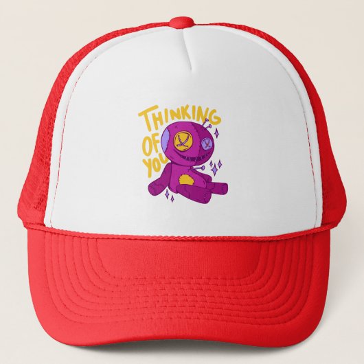 Voodoo Doll - DENKEN OVER U Trucker Pet (Voorkant)