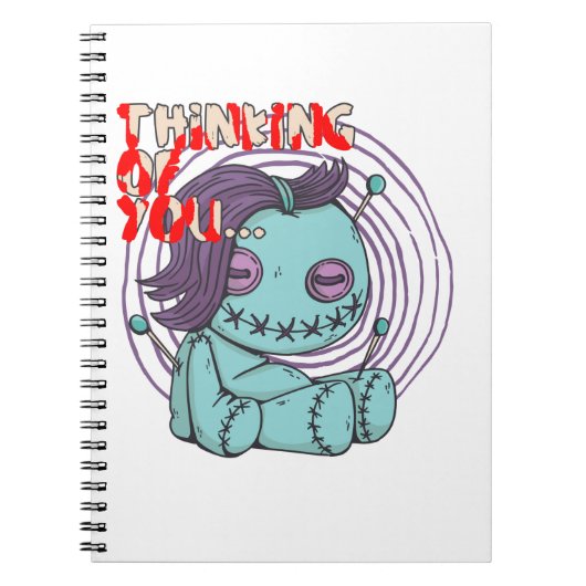 Voodoo Doll Denking of you Notitieboek (Voorkant)