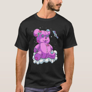 Voodoo Doll Gothic Teddy Bear Witchcraft Hall T-shirt