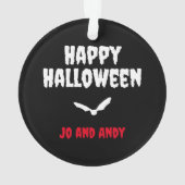 Voodoo Doll Grappig Halloween Horror Ornament (achterkant)