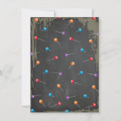 Voodoo Doll Halloween Party Kaart (Achterkant)