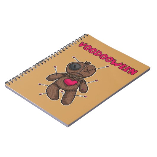 Voodoo Doll - Halloween Speelgoed Notitieboek (Linkerzijde)