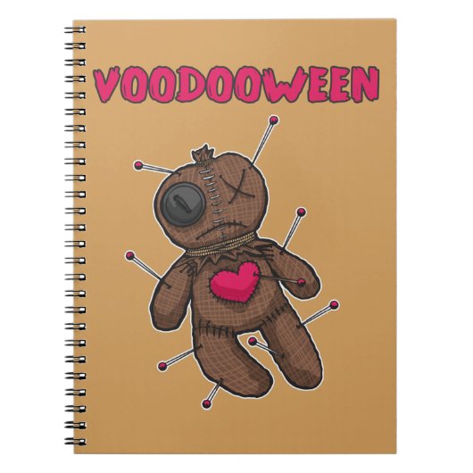Voodoo Doll - Halloween Speelgoed Notitieboek (Voorkant)