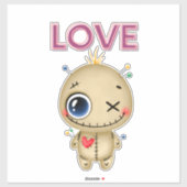 Voodoo Doll Sticker (Vel)