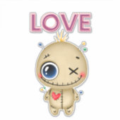 Voodoo Doll Sticker (Voorkant)