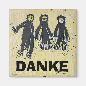 Voodoo Doll, THANKS, Personalize Magneet (Voorkant)