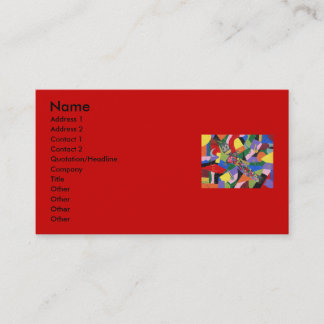 VooDoo Doll-Visitekaartjes Visitekaartje