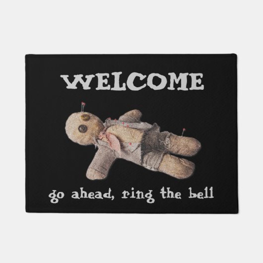 voodoo doll welkom deurmat (Voorkant)