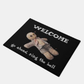 voodoo doll welkom deurmat (Schuin)