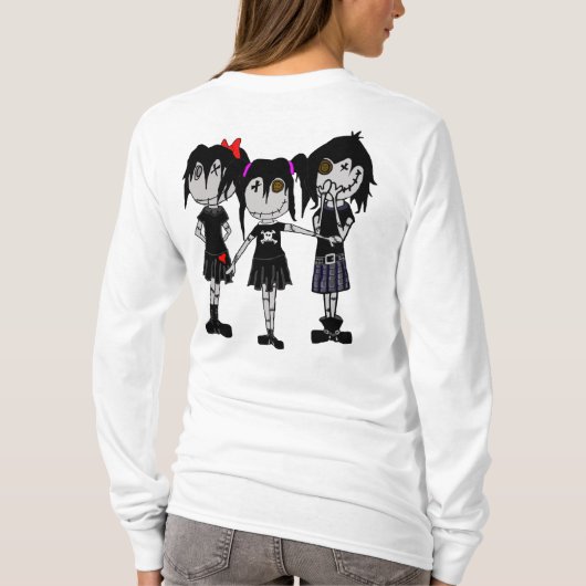 VooDoo Dollies T-shirt (Achterkant)