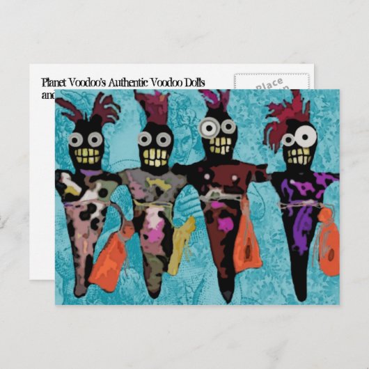 Voodoo Dolls Briefkaart (Voorkant / Achterkant)