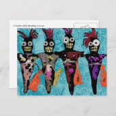 Voodoo Dolls Briefkaart (Voorkant / Achterkant)