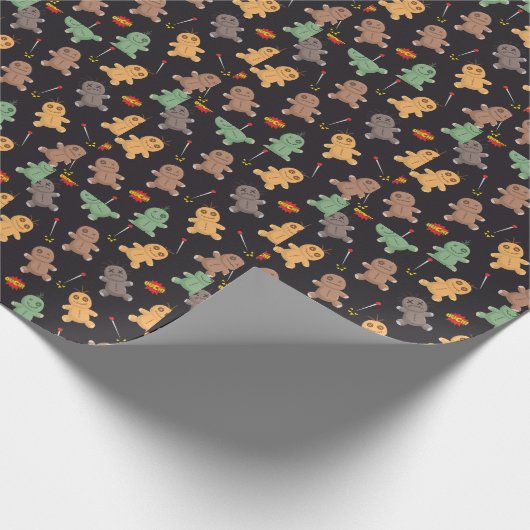 Voodoo Dolls Pattern Cadeaupapier (Hoek)