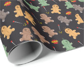 Voodoo Dolls Pattern Cadeaupapier (Rol Hoek)